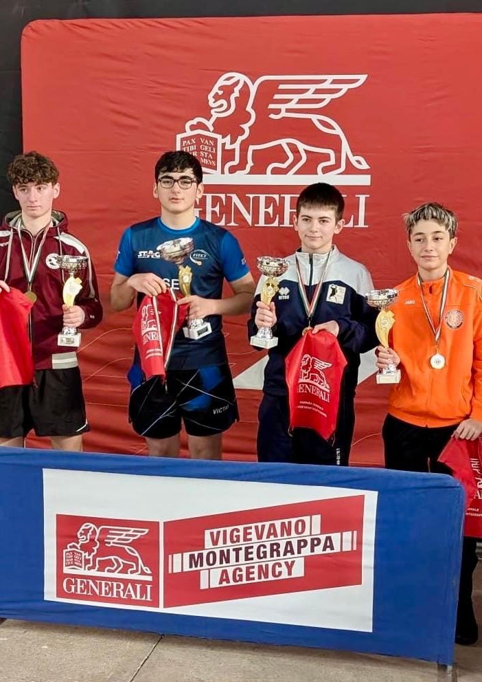 Tennistavolo: Memorial Beppe Molina, nell’Under 15 vittoria di Gabriel Deleraico