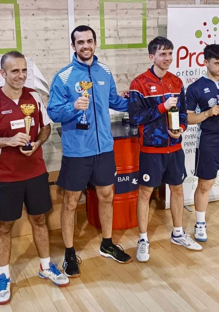 Tennistavolo, ennesimo exploit di Gianluca Austria. È il nuovo campione regionale nel singolo di terza categoria