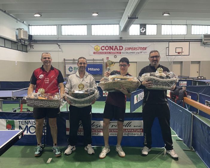 Tennistavolo, Sebastiano Tuccitto ad un passo dal trionfo. Nel torneo provinciale è secondo