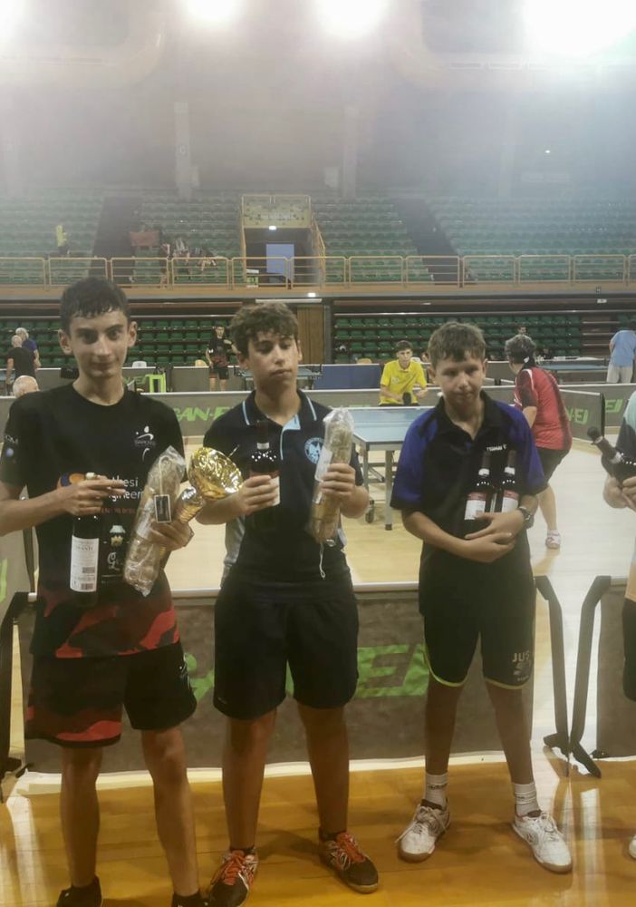Tennistavolo, altro podio per Peluso. Secondo al sesta categoria di Montichiari