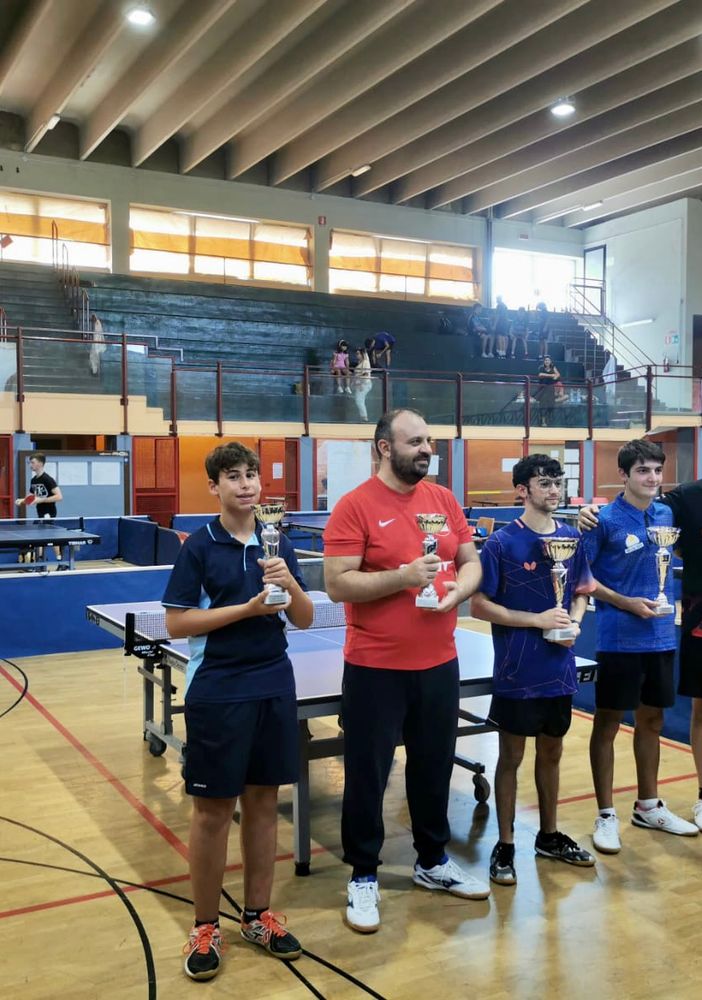 Tennistavolo, torneo regionale di sesta categoria: il 13enne Peluso è terzo tra i “grandi”