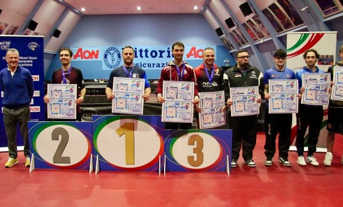 Tennistavolo: torneo nazionale seconda e terza categoria, Stefano Guerrini si arrende ai quarti