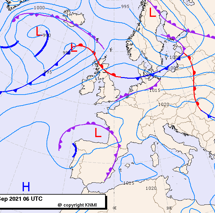 Previsioni meteo per sabato 25, domenica 26, lunedì 27 (settembre)