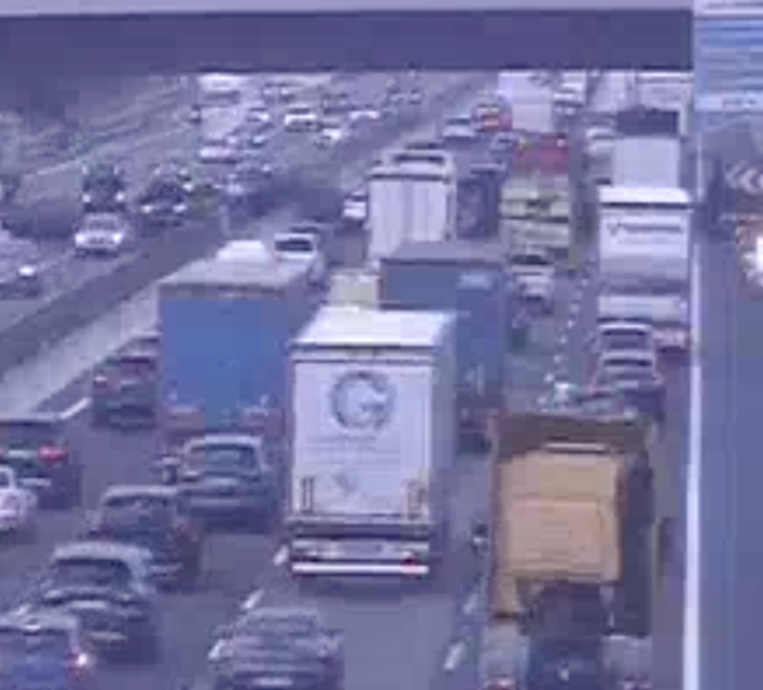La situazione vista dalle webcam di Autostrade per l'Italia