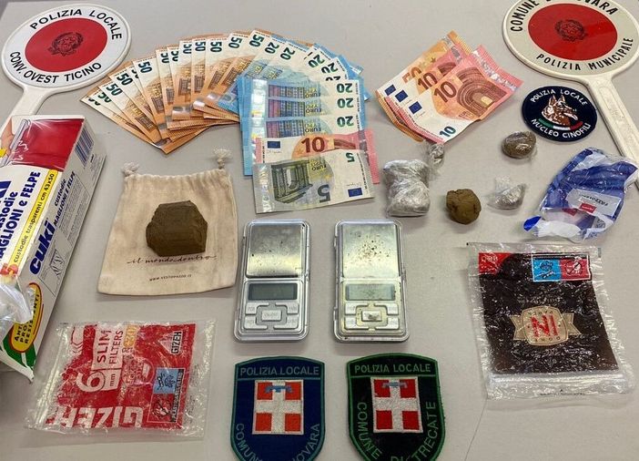 Operazione antidroga congiunta della Polizia Locale di Novara e Trecate: arrestati due minorenni per spaccio