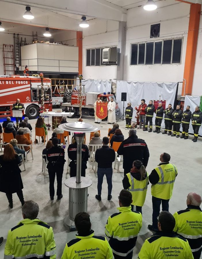 FOTO. Mede: I Vigili del fuoco hanno celebrato Santa Barbara, 162 gli interventi nel 2023