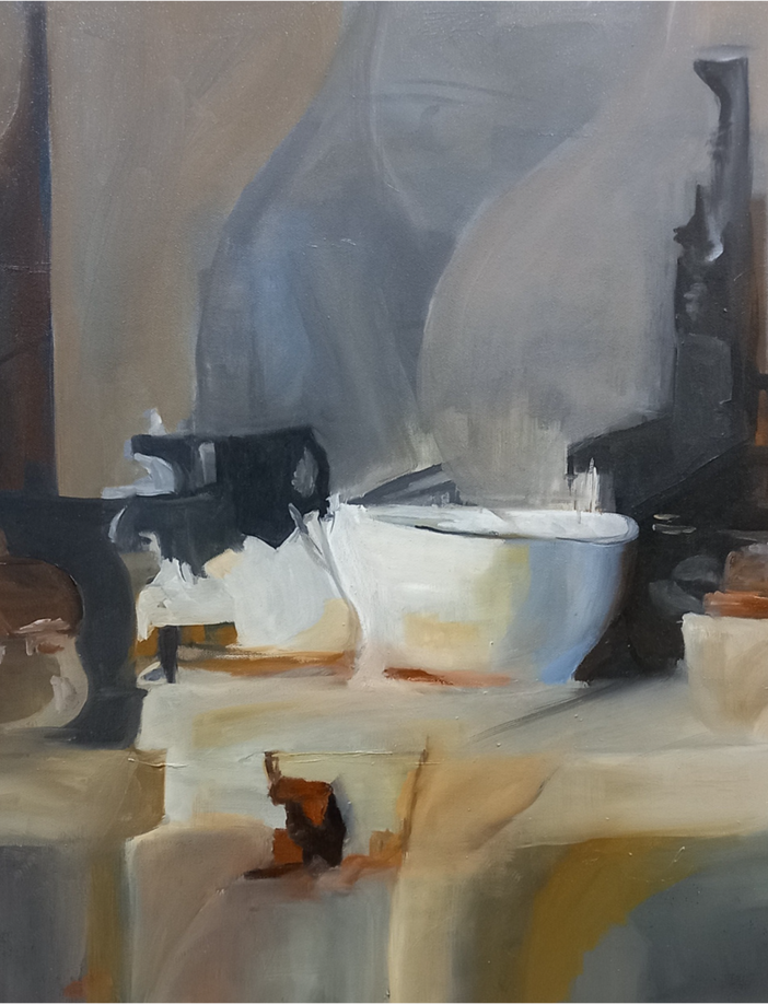 Vigevano, nella strada sotterranea del castello Sforzesco la mostra: &quot;Dall'immagine all'astrazione - Lorena Lavezzo e Rossella Sartorelli&quot;