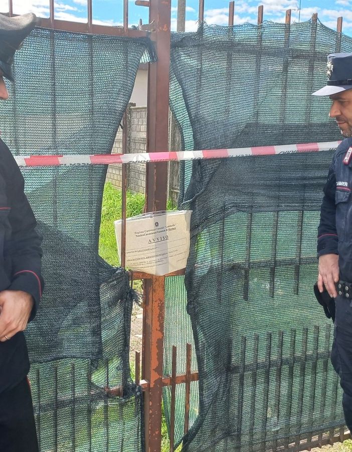 Valle: deposito incontrollato di rifiuti (anche speciali), sequestrata un'area di 1.400 metri quadrati