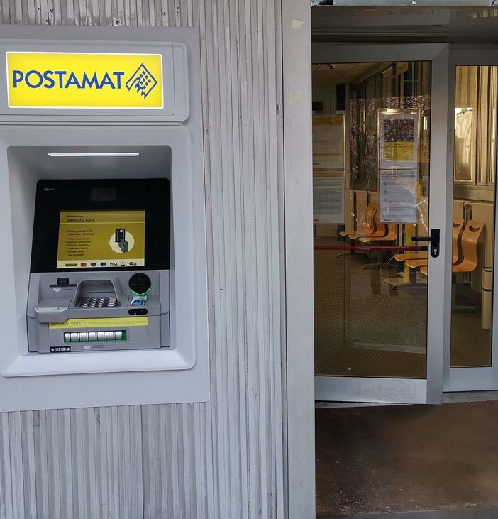 Poste Italiane: nell’ufficio postale di Siziano installato il nuovo Atm Postamat