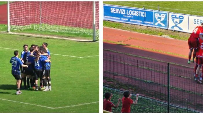 Scapinello-gol trascina la Solbia e Gabrielli-gol fa sfiorare all'Oltrepò la serie D