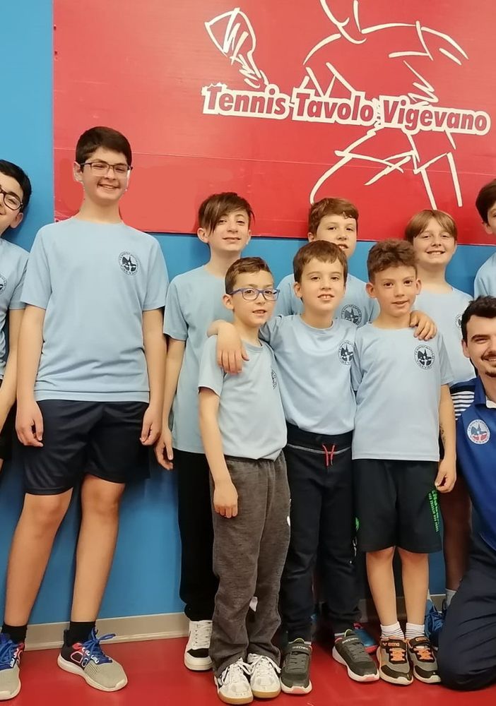 Tennistavolo, il settore giovanile del TT Vigevano Sport brilla al torneo “Prime Racchette”