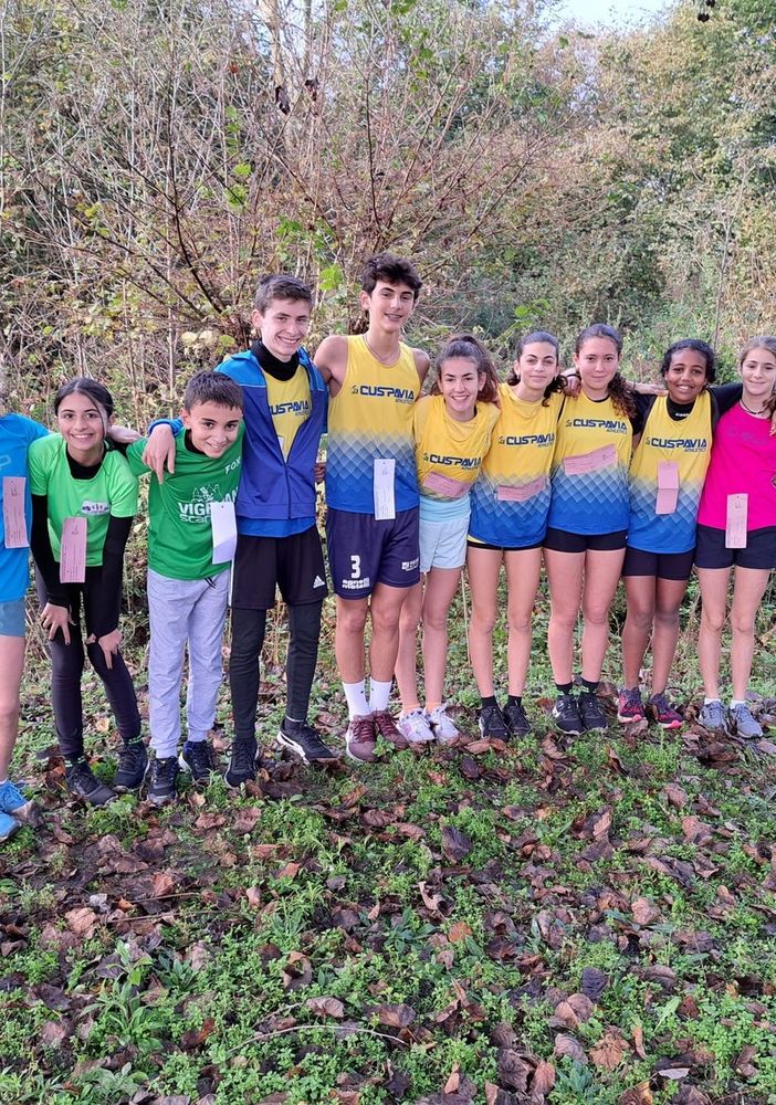 Atletica Vigevano, nelle corse campestri in evidenza i giovani atleti ducali