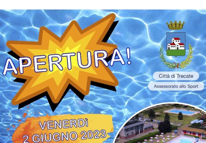 Trecate: venerdì 2 giugno apre la piscina comunale