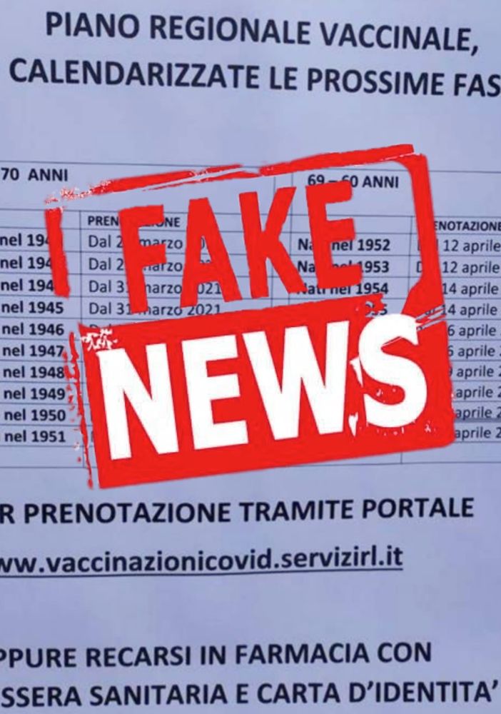 Regione Lombardia: prenotazioni per vaccini a 60-79enni? Fake news