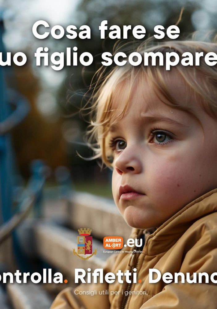 Giornata per i minori scomparsi, la campagna della Polizia di Stato
