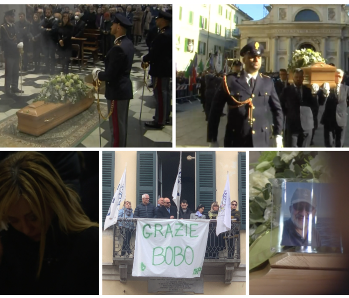 L'addio a Maroni. L'urlo di Varese: «Ciao Bobo». Il figlio: «Hai sorriso fino alla fine». Monsignor Vegezzi: «Roberto era uno di noi». Le lacrime del premier Meloni