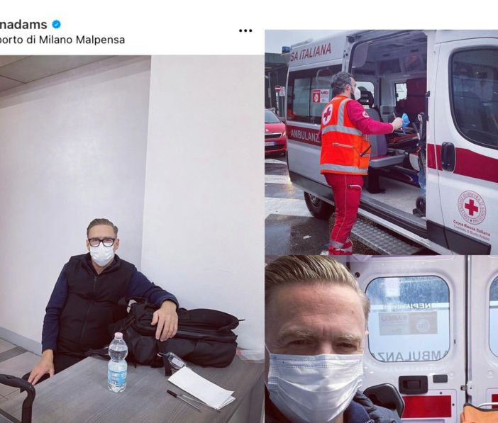 Bryan Adams positivo a Malpensa: portato in ospedale