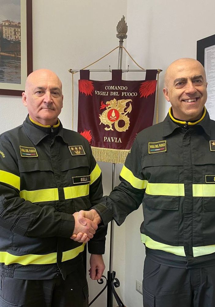 Pavia: Alessandro Segatori è il nuovo comandante provinciale dei Vigili del fuoco