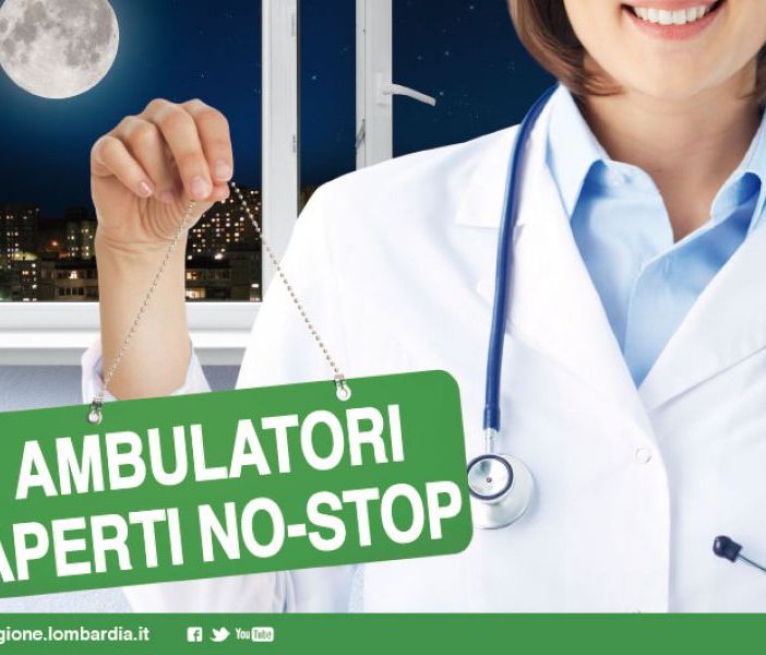 Lombardia: via da ieri all’apertura degli ambulatori nei giorni festivi