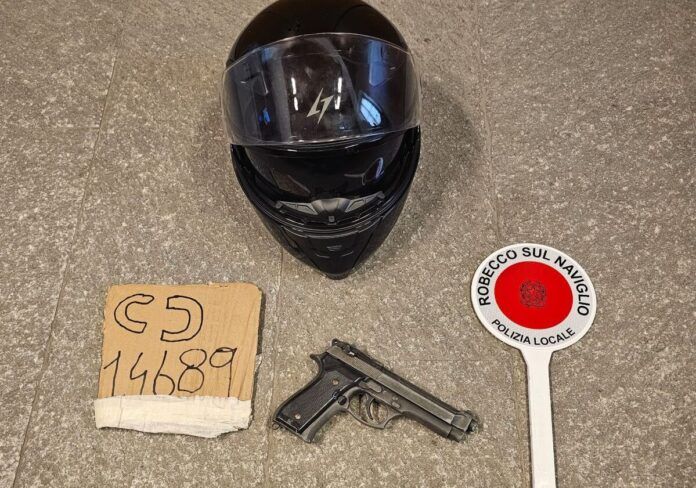 Robecco sul Naviglio: 44enne con pistola a Casterno denunciato per tentata rapina, porto abusivo d’arma e resistenza
