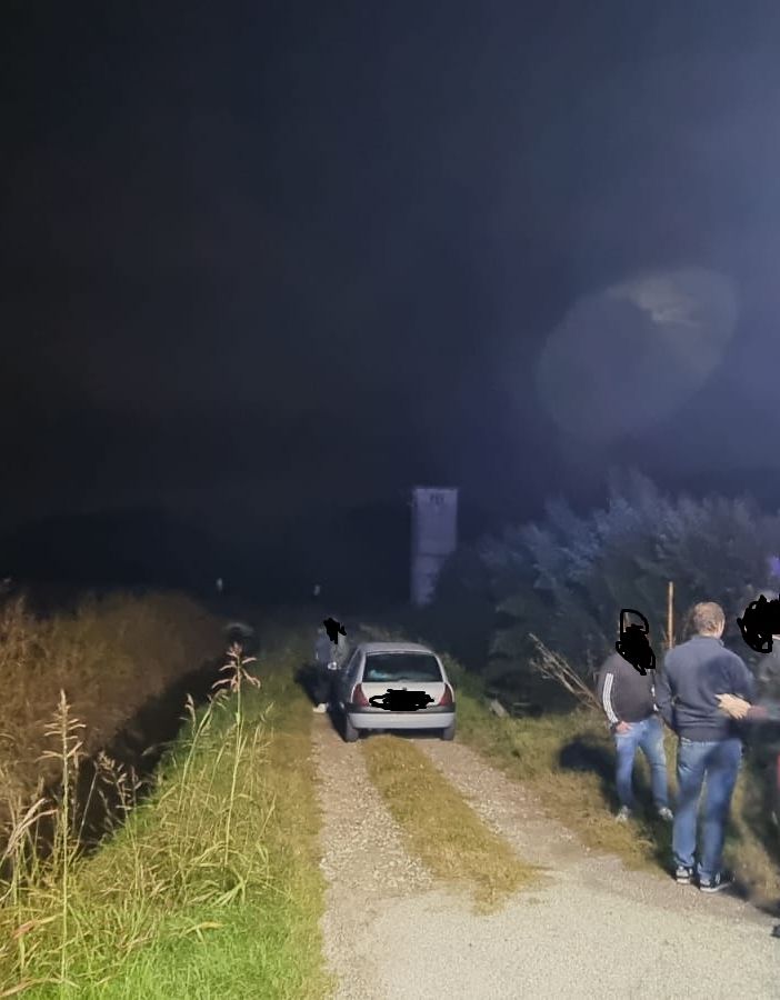 Garlasco: esce di strada con l'auto a Cascina Guastina, ferito un 29enne