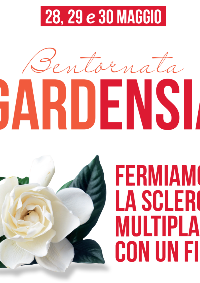 In occasione della Giornata Mondiale della Sclerosi Multipla Il 30 maggio bentornata Gardensia. Fermiamo la sclerosi multipla con un fiore