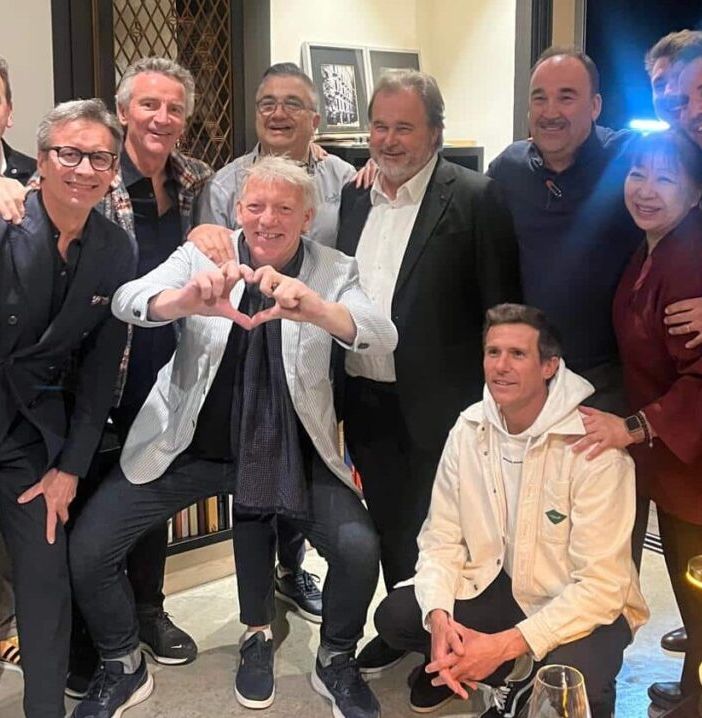 Andrea Besuschio tra le stelle mondiali della pasticceria per il compleanno di Frédéric Bau