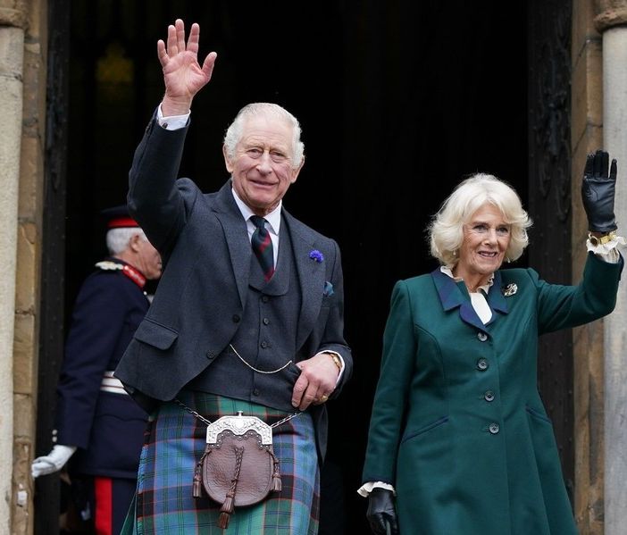 Re Carlo e la Regina Consorte Camilla - dalla pagina ufficiale della Royal Family