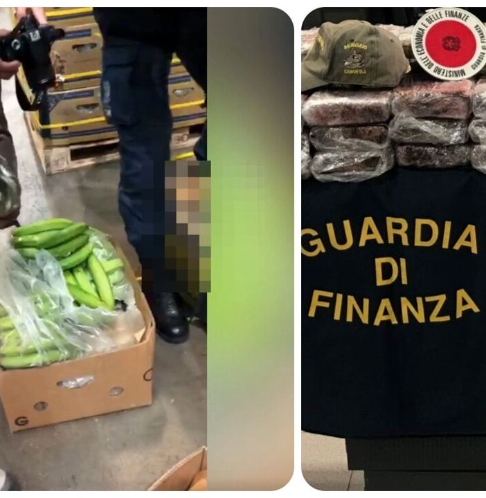 5 milioni di cocaina tra le banane a Vado Ligure. In manette 37enne albanese residente a Milano