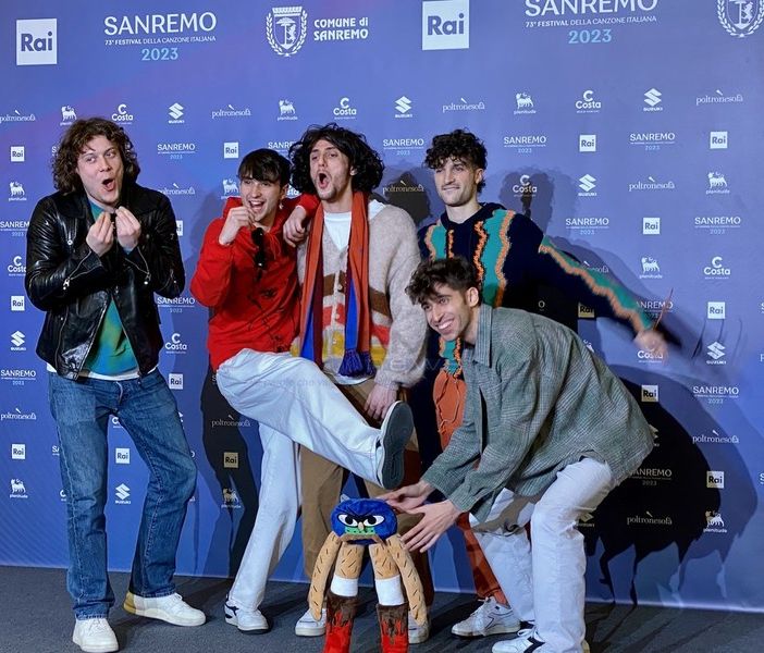 Sanremo 2023, il Premio Enzo Iannacci ai Colla Zio, &quot;per la loro energia, simpatia e spontaneità&quot;