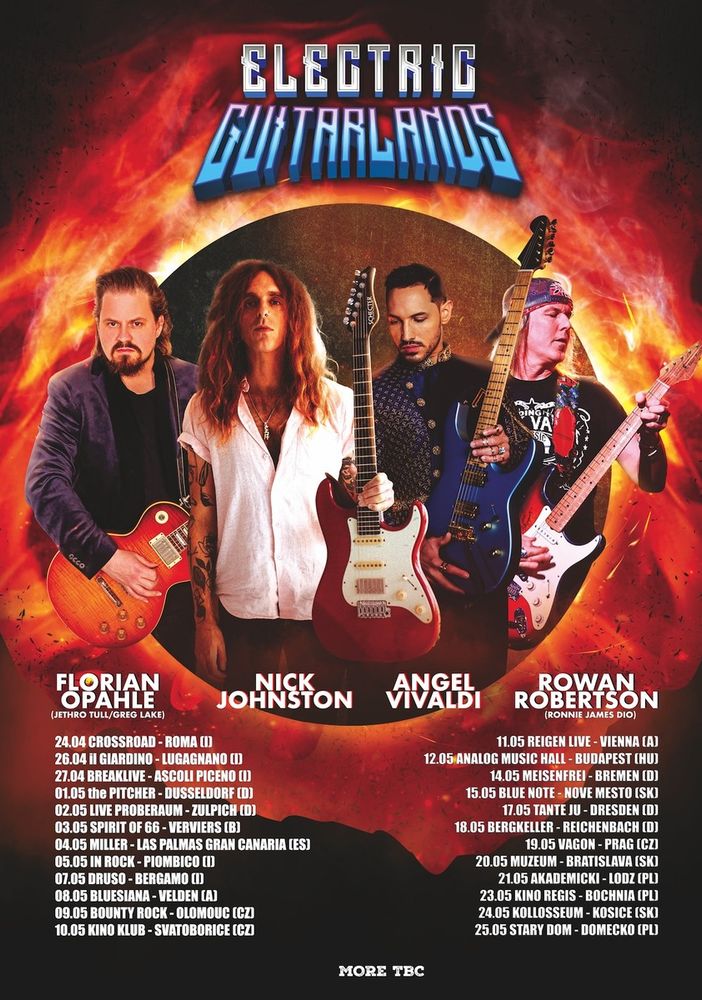 Electric Guitarlands 2  il tour pronto ad infiammare l'Italia e l'Europa