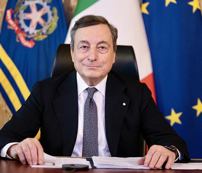 Il primo video messaggio di Draghi: «Si intravede una via d'uscita dalla pandemia, il governo per primo deve fare la sua parte. Ringrazio i cittadini»