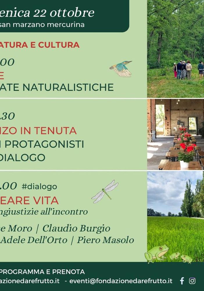 Giornata tra natura e cultura alla tenuta San Marzano Mercurina di Pieve del Cairo