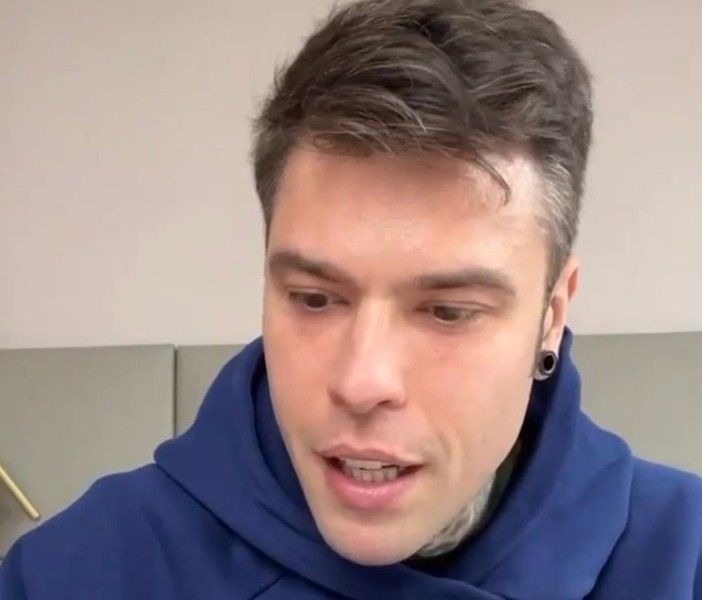 Un fermo immagine dell'annuncio di Fedez via Instragram