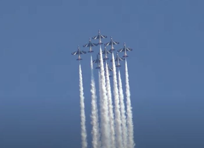 Vercelli, Frecce Tricolori: il video delle prove