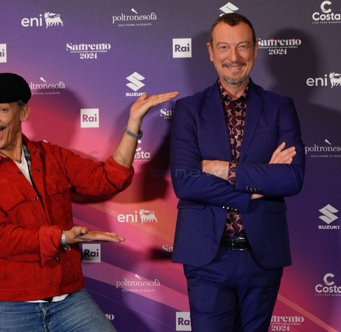 Sanremo 2024, Fiorello all’Ariston per la finale del Festival: “Sarà l’ultima volta sul palco insieme ad Amadeus”
