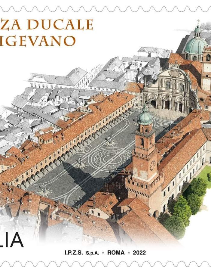 Vigevano: già esaurita la prima scorta del francobollo per i 530 anni di piazza Ducale. Nei prossimi giorni il via alle prenotazioni