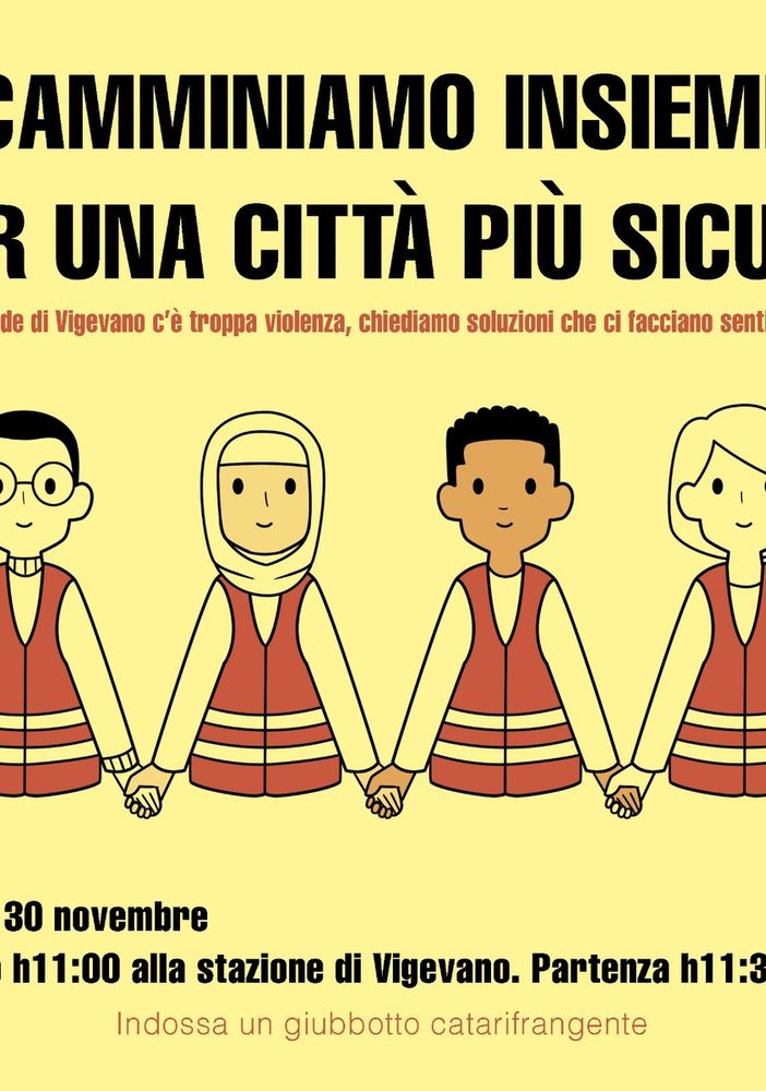 Vigevano, sabato 30 novembre un corteo per chiedere più sicurezza in città