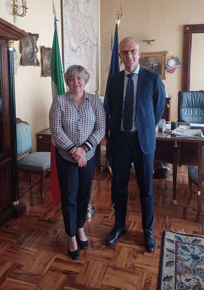 Pavia, in prefettura la visita di Giuseppe Furciniti, nuovo capo della sezione operativa della Dia di Milano