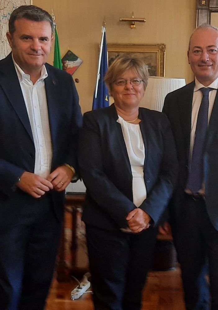 Pavia: il sottosegretario di stato alla giustizia Andrea Ostellari in visita alla Prefettura