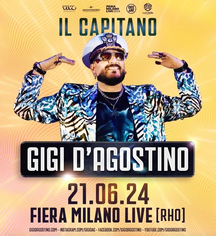 Gigi Dag torna alla sua vita e annuncia il primo concerto: «Ci vediamo il 21 giugno a Milano»