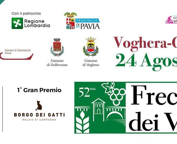 Freccia dei Vini il 24 agosto, da Voghera a Golferenzo