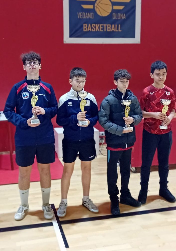 Tennistavolo: torneo regionale giovanile, Alessandro Peluso trionfa nell’under 15