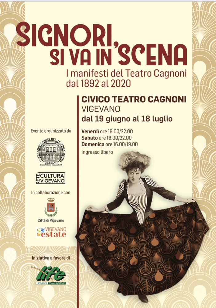 Vigevano: arriva la mostra &quot;Signori, si va in scena&quot;, manifesti del Teatro Cagnoni