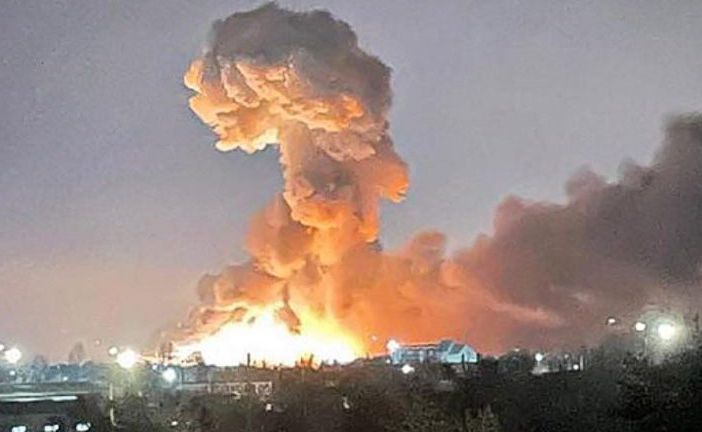 L'immagine simbolo dell'attacco all'Ucraina pubblicata da tutti i media nazionali e internazionali