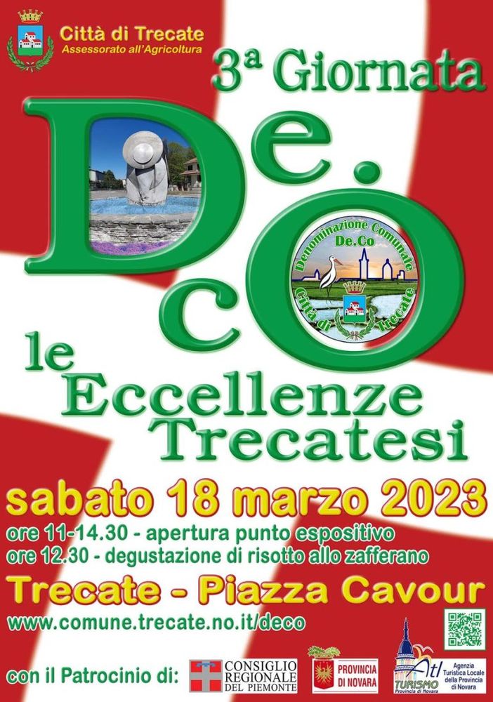 Trecate: sabato 18 torna la giornata dedicata ai prodotti a marchio “De.Co- Denominazione Comunale”