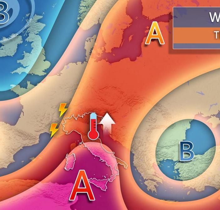 3BMeteo.com: “Arriva il caldo africano, apice nel weekend, ma attenzione ai temporali di calore