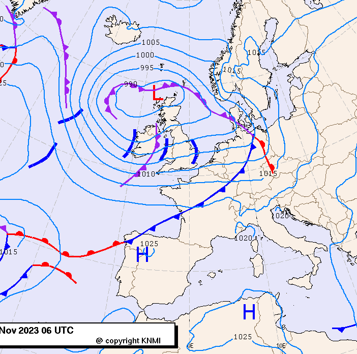 Previsioni meteo per domenica 19, lunedì 20, martedì 21 (novembre)