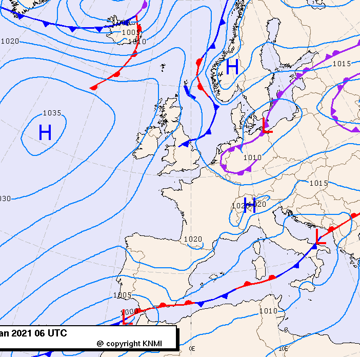 Previsioni meteo per venerdì 8, sabato 9, domenica 10 (gennaio)