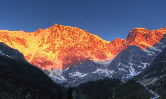 Monte Rosa, otto del mattino: 2 gradi a 4554 metri